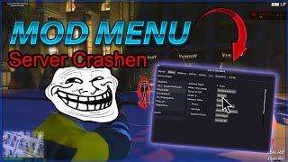 Server Crasht wegen MOD MENU in Gta RP | GTA TROLLING | GER