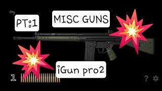 Shooting all of my misc guns in iGun Pro 2 (pt 1)