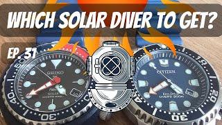 CITIZEN vs SEIKO, Battle of the Solar Divers!