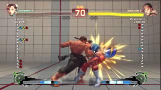 SSF4 HD  Sircoil Chun Li VS Posseidonn Ryu