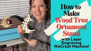 DIY Ornament Hanging Wood Tree