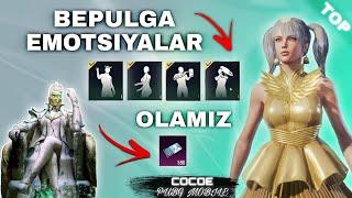  BEPULGA YENGI EMOTSIYALAR / JUDA OSON OLAMIZ / PUBG MOBILE