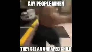 Gay people when they see a