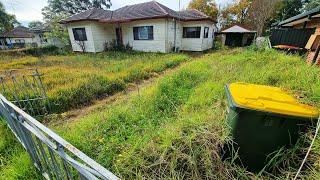 This Lawn Was So Thick & OVERGROWN The CITY Deemed This Abandoned House A NATURAL DISASTER