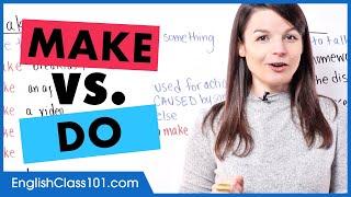 Make vs. Do | Learn English Vocabulary