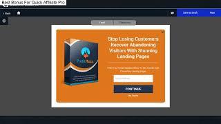 Quick Affiliate Pro Software | Best Traffic Pulling Affiliate Sites| Coupon Code