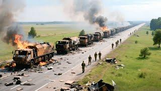 15 Minutes ago! Russian T-90 tank crews intercept 3000 Ukrainian elite troops crossing the border