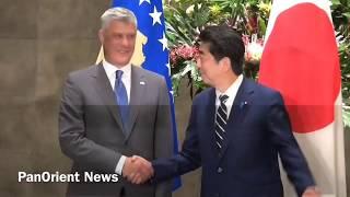 Kosovo President Thachi Received Guard of Honor in Tokyo