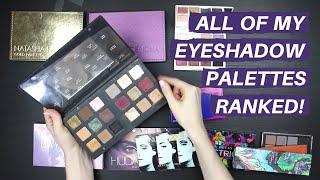 RANKING MY EYESHADOW PALETTES FROM TOP TO BOTTOM | Hannah Louise Poston | MY BEAUTY BUDGET