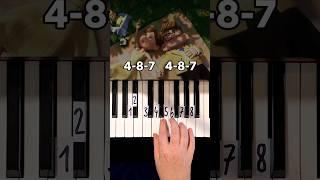 Up Married Life Piano Tutorial #shorts