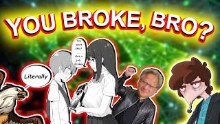 The WORST Possible Take On Nvidia’s RTX 4000 Cards By Griffin Gaming, "STOP BEING BROKE"!!!