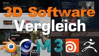 3D Software Vergleich - kostenlose und kostenpflichtige Tools [deutsch]