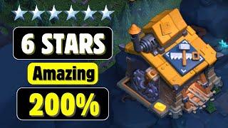 Get The 6 Stars  | Builder Base 200% War | COC | Poor Gamer #shorts #gaming #viral #coc