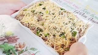 У вас слиплись макароны️, не беда, приготовим вкусную запеканку