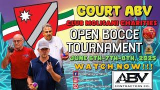Adeilo's Contracting vs. ABV Contractors | 2025 CMC Open Bocce Tournament Finals