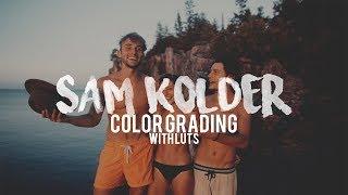 Sam Kolder Color Grading LUT PACK!