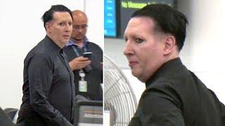 Marilyn Manson Not Looking Like Himself After Father's Death