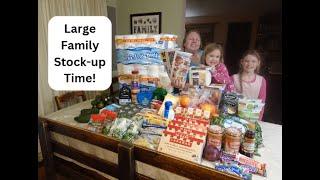 Here We Go Again! ONCE-A-MONTH Large Family Grocery Haul!