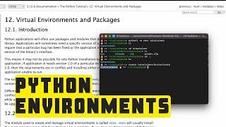 Using python virtual environments with venv