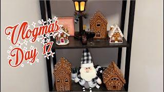 VLOGMAS 2024 | ALDI GINGERBREAD HOUSES COMPLETE | LAUNDRY DAY