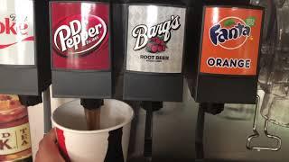 GETTING SOME DR PEPPER AT A PIZZERIA IN GLEN COVE NY