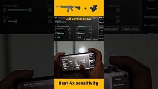 Best 4x sensitivity pubg mobile 4x no recoil sensitivity #pubg #shorts