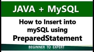 How to Insert Date Into MySQL Database Using PreparedStatement