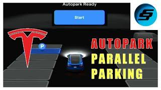 Tesla Autopark - Parallel Parking COMES TO THE UK