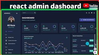 React Admin Dashboard Template | Powerful & Responsive