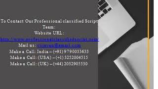 Classified PHP script  | PHP Classified Script | Classified Ads Script