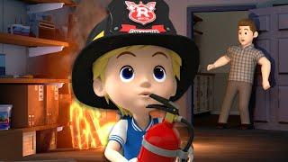 Child Firefighter, Peter│Learn about Safety Tips with POLI│Cartoons for Kids│Robocar POLI TV