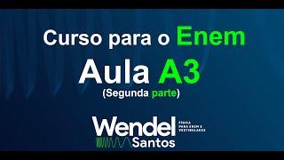 Curso de Física para o Enem 2021- Aula A Semana 3 - Segunda  parte.