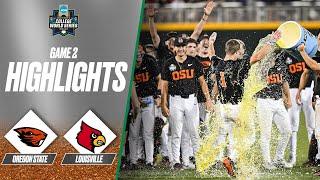 Oregon State vs. Louisville: 2025 Men's College World Series | Extended highlights