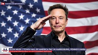  Elon Musk | Town Hall by America PAC in Harrisburg, Pennsylvania [Subtitles]