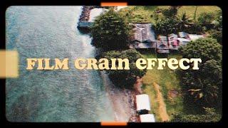 Film Grain Effect Final Cut Pro Templates