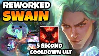 Reworked Swain can cast his Ult every 5 seconds