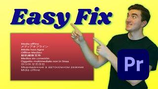 Premiere Pro: “Media Offline” Error (Quick Solution)
