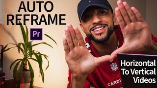 Creating vertical to horizontal videos for social media FAST - Auto reframe tutorial