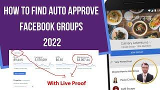 how to find auto approve facebook groups 2022 ||  auto approval groups 2022 || ENGR SHARIF KAKAR