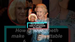 How did Elizabeth make it unforgettable for Camilla?#queencamilla #queenelizabeth #royal #celebrity