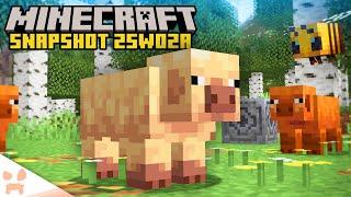 MINECRAFTS HUGE OVERWORLD AMBIANCE UPDATE + NEW PIGS ARE HERE (snapshot 25w05a)