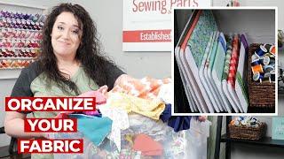 The absolute BEST way to ORGANIZE your Fabric Stash! | Fabric Organizer Boards for the win! | Fabric