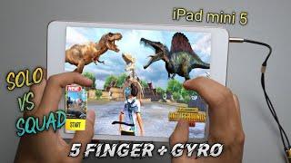 IPAD MINI 5 PUBG TEST 2023 | IPAD MINI 5 BEST 5 FINGERS CLAW HANDCAM | PUBG MOBILE