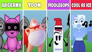 Incredibox: Abgerny Original Vs Toon Vs Fiddlebops Vs Cool As Ice| Version (NEW MOD)!