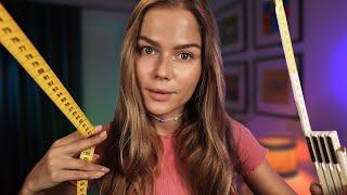 ASMR Measuring You All Over (face & Body) 360° Sounds