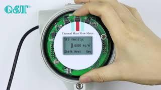 Basic setup of thermal mass flow meter