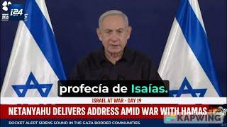 EL PRIMER MINISTRO DE ISRAEL ANUNCIA QUE CUMPLIRÁ LA PROFECÍA DE ISAÍAS (VIDEO)