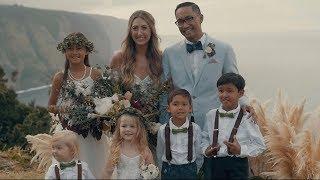 An Intimate, Colorful, Cliffside Hawaiian Wedding | Martha Stewart Weddings