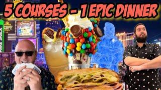 An EPIC 5 Course Meal in Las Vegas Chosen by CHANCE!| Winner Picks Dinner: Las Vegas Strip