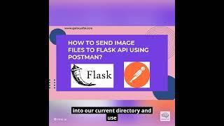how to send image to flask api using postman